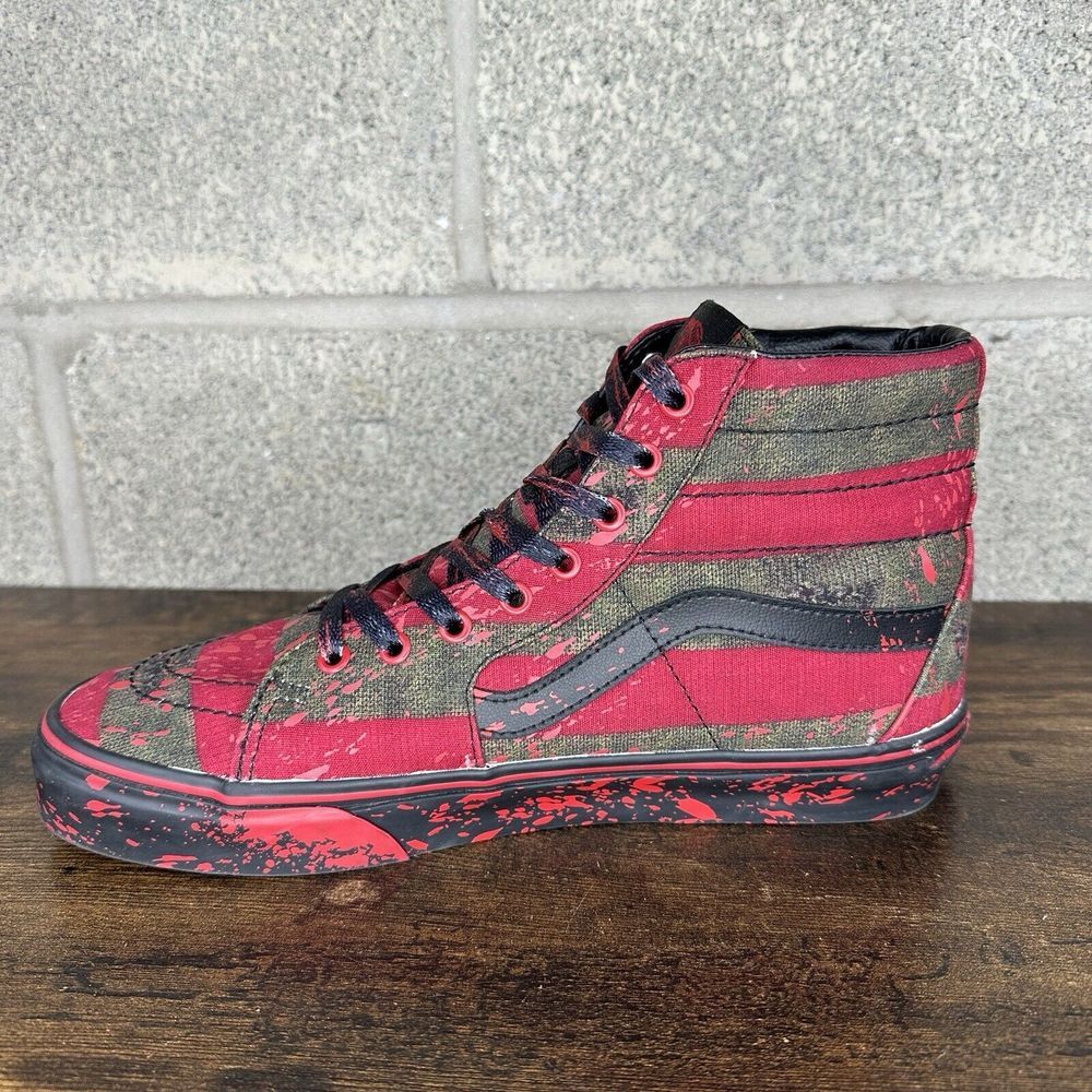 Vans X A Nightmare on Elm Street Freddy Krueger Bloody Shoes Men's 11 - Picture 7 of 11